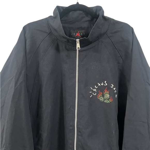 Cactus Jack x Nike Air Jordan Canvas Flight Jacket - Picture 3 of 10